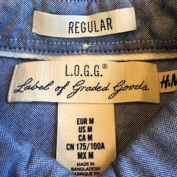 Blue button down - Picture 2 of 2